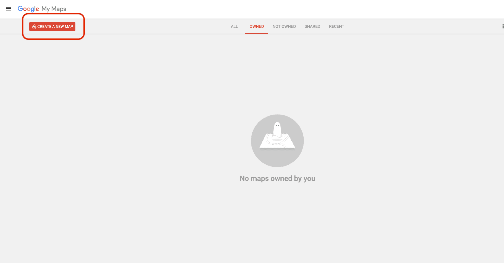 Open Google My Maps and create your map